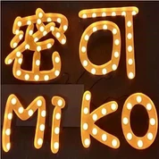 لمبة LED مضيئة شعار الشخصيات